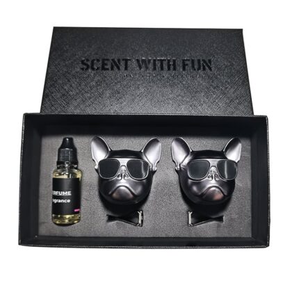 Odorizant auto dublu - Bulldog Gri mat